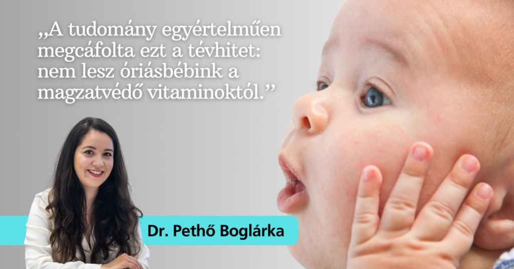 Nem lesz óriásbébink a magzatvédő vitaminoktól