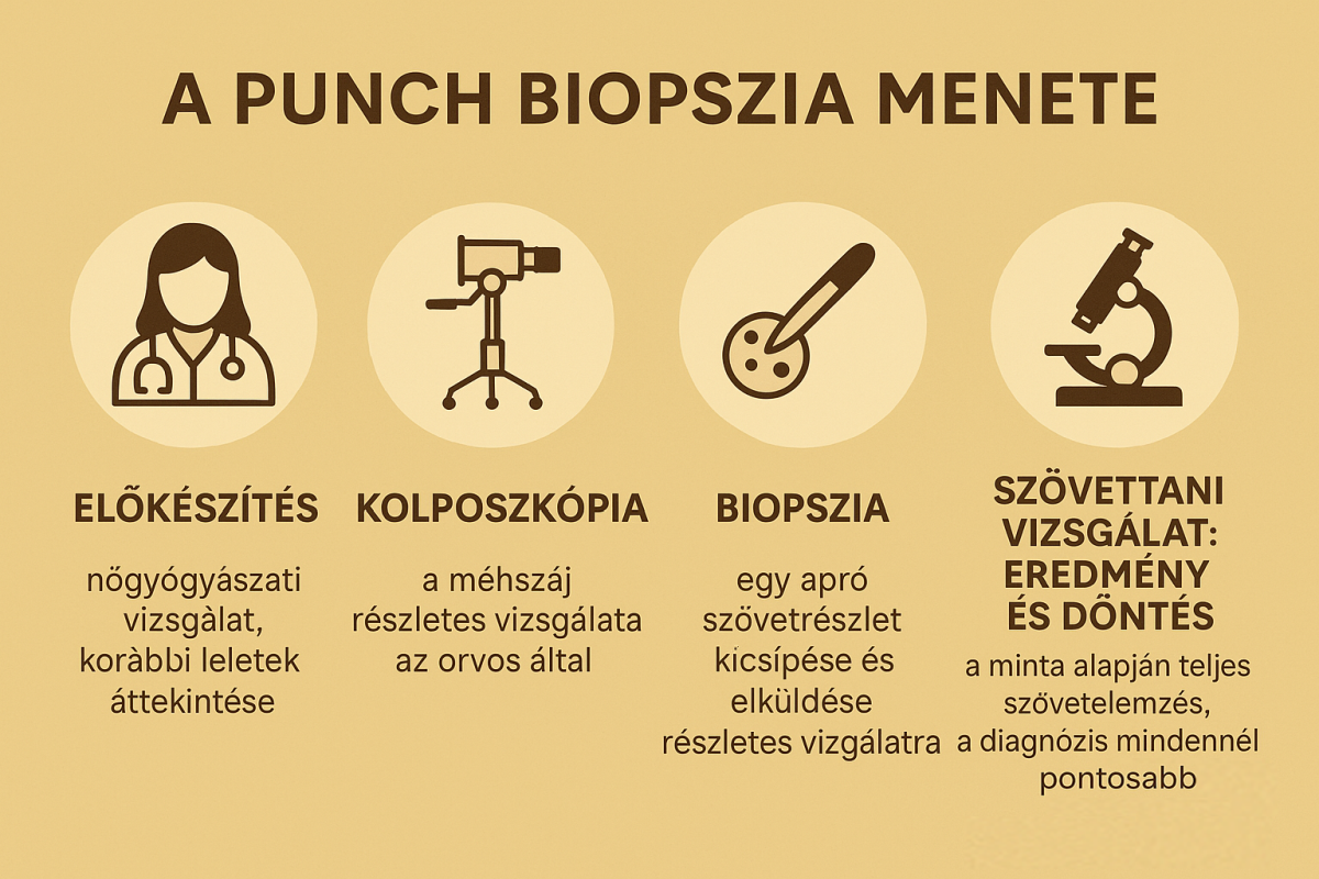 Punch biopszia menete infografika